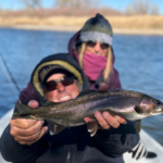 Great fish caught on a chilly day in Wyoming.