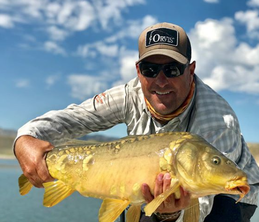 Large Carp caught by Ty Hallock.