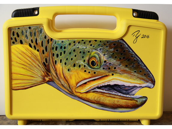 Chase Brown Fly Box