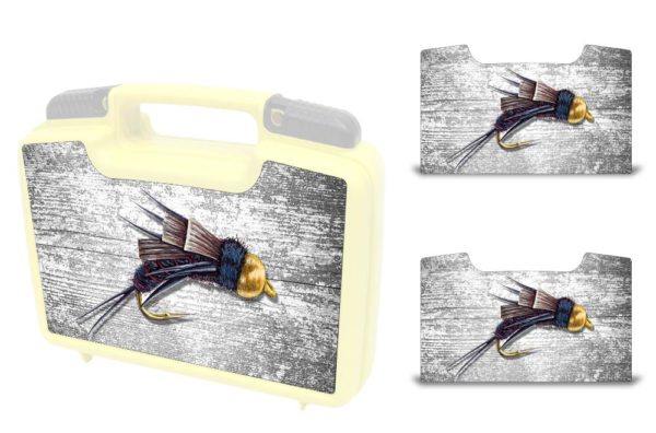 Cliff Outdoor Fly Box Sticker: Nymph
