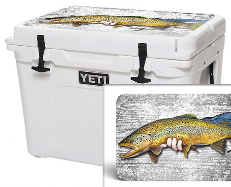 Ty Hallock Rainbow Trout Cooler Wrap - YETI, RTIC, Ozark Trail Coolers