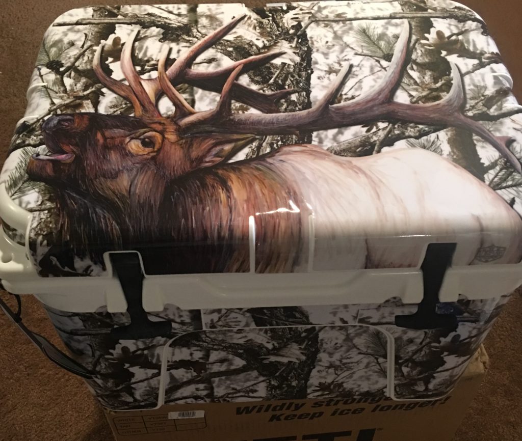 Full Wrap Yeti Cooler: Elk